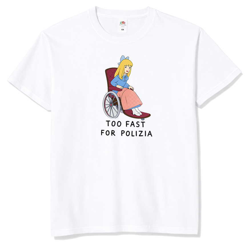 T-shirt Clara Too Fast For Polizia