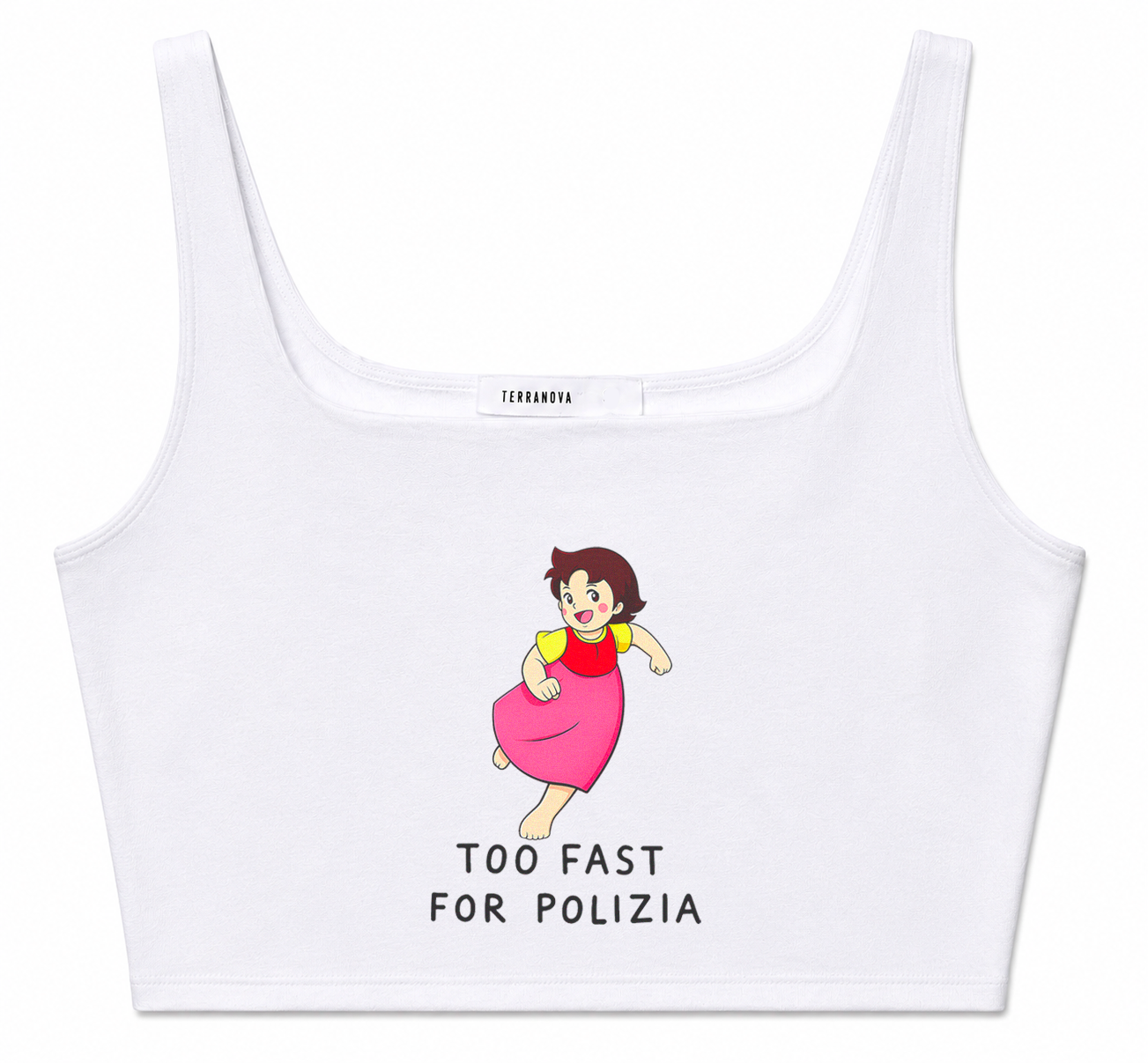 Crop Top Too Fast For Polizia