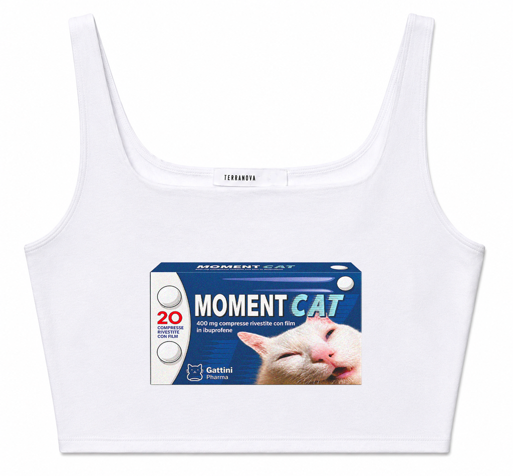 Crop Top Moment Cat