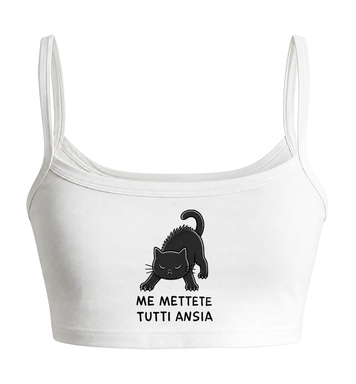 Crop Top Me Mettete Tutti Ansia