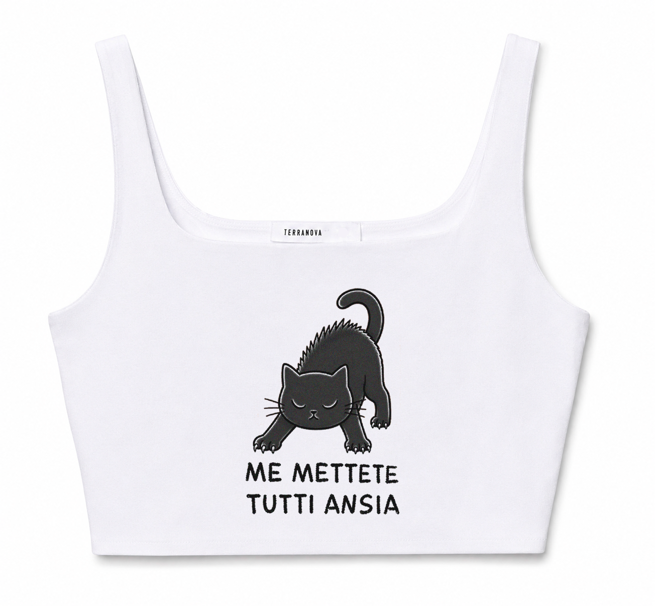 Crop Top Me Mettete Tutti Ansia
