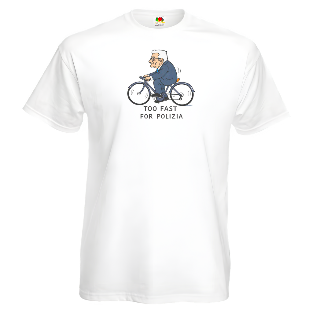 T-shirt Presidente Too Fast For Polizia
