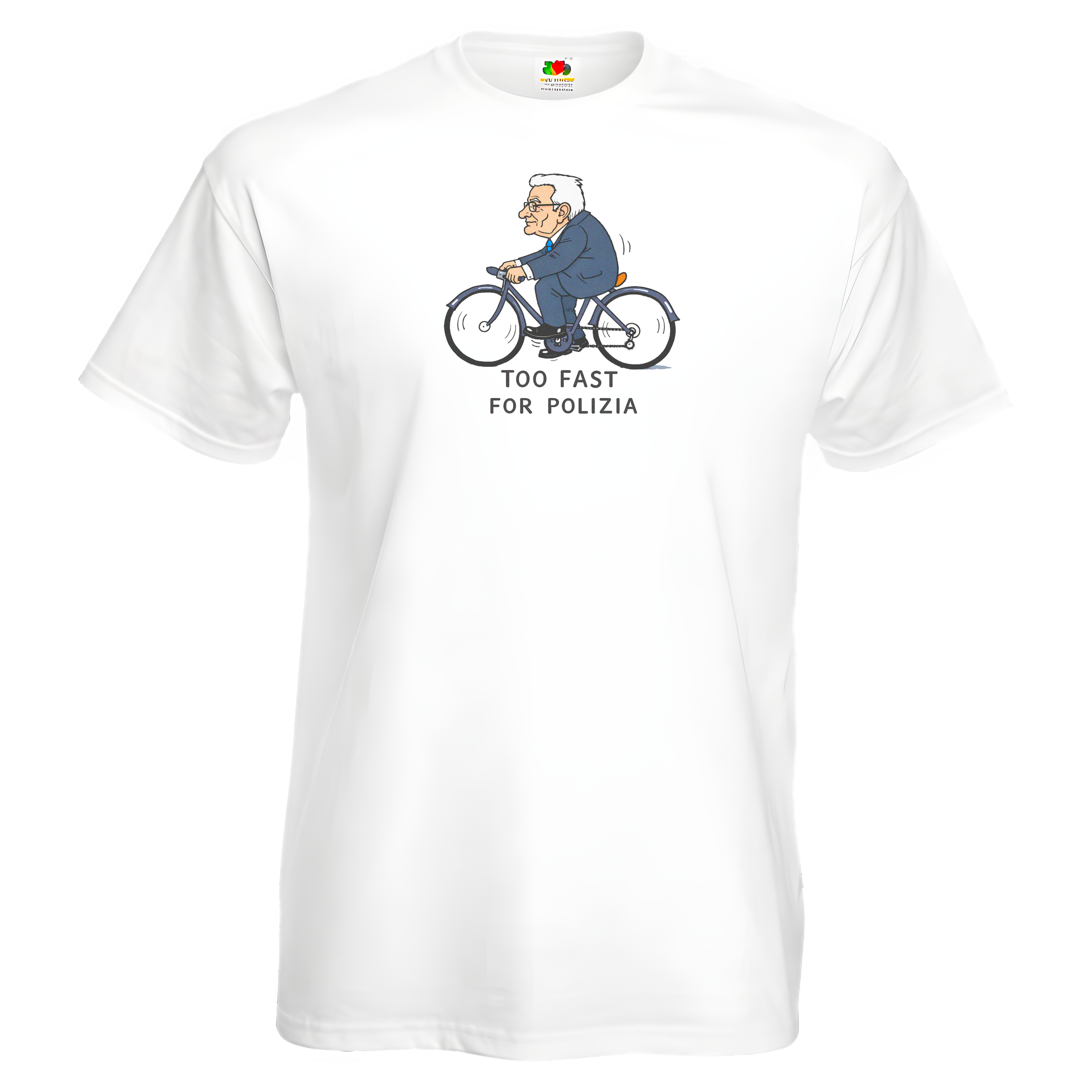 T-shirt Presidente Too Fast For Polizia